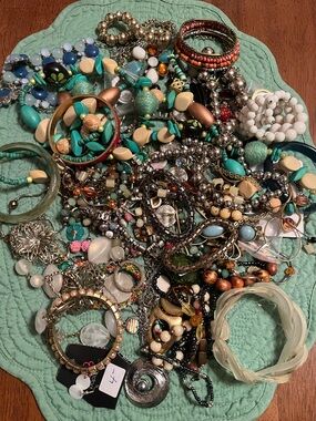 Assorted costume jewelry lot